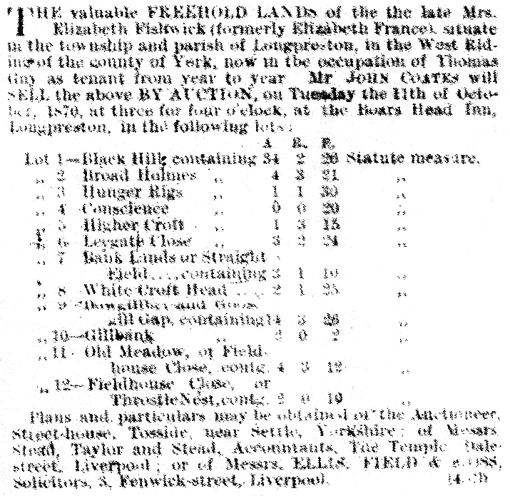 Property and Land Sales  1870-09-17 and 1870-09-24 CWP.JPG